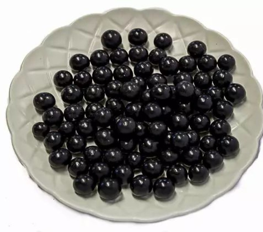 Lollies & Chocolate * | The Australian Sweet Co Aniseed Balls Black Bulk Gluten Free Lollies