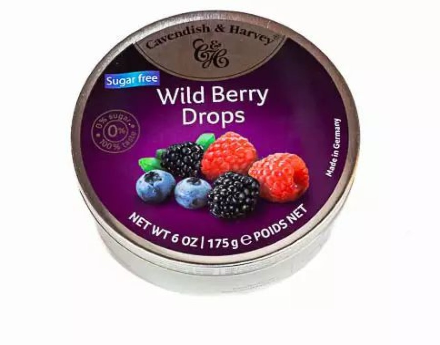 Lollies & Chocolate * | Cavendish & Harvey Sugar Free C & H Wild Berry Drops Candy, Lollies & Confectionery