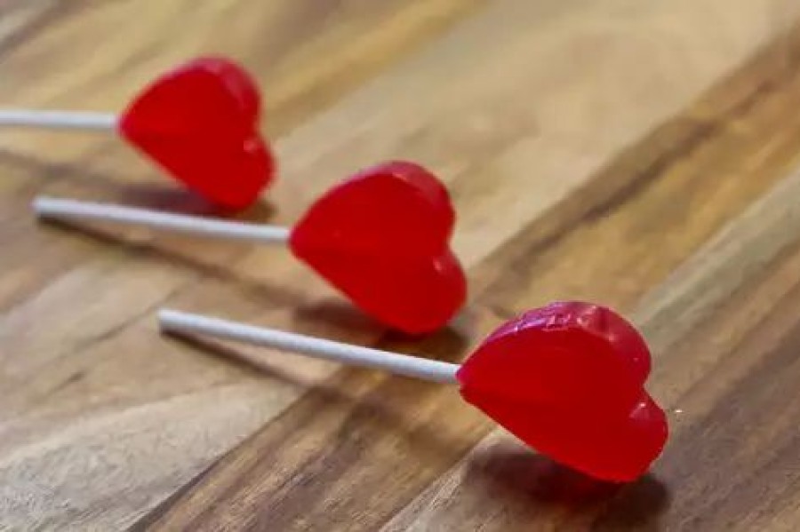 Lollies & Chocolate * | Ctc Lollipops Mini Hearts Lollypops 200 Pops