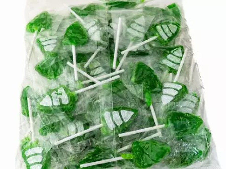 Lollies & Chocolate * | Brisbane Bulk Supplies Christmas Lollipops Christmas Trees Pops 1Kg