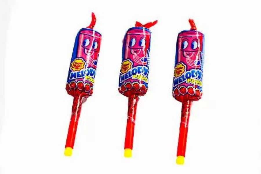 Lollies & Chocolate * | Sunshine Confectionery Lollipops Melody Whistle Lollipop Box